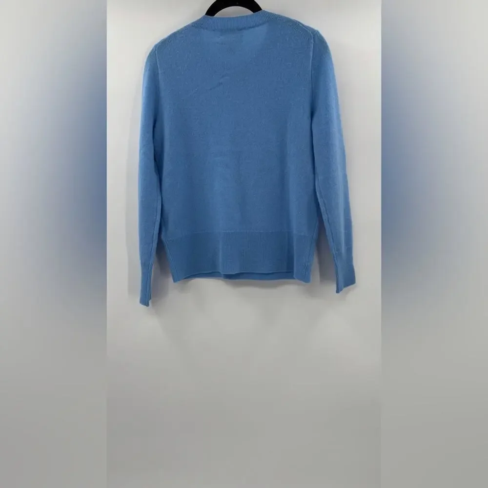 J.Crew Cashmere classic-fit crewneck sweater Pale Cerulean
